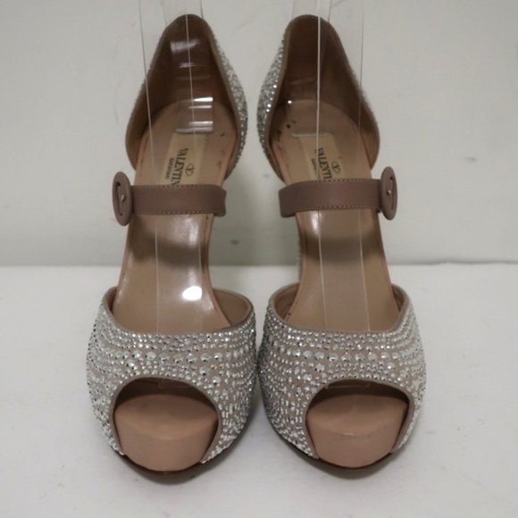 Valentino Microstud Mary Jane Pumps Size 35.5 - Picture 4 of 11